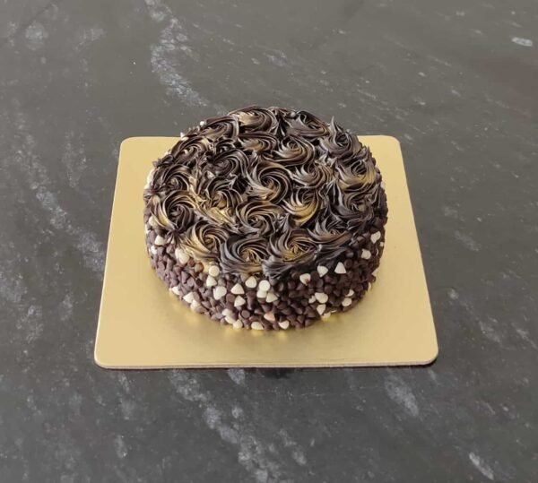 Dark chocolate truffle cake Fully loaded with Chocochips