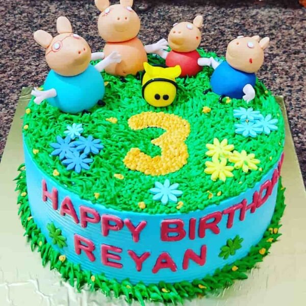 Peppa pig Theme Cake