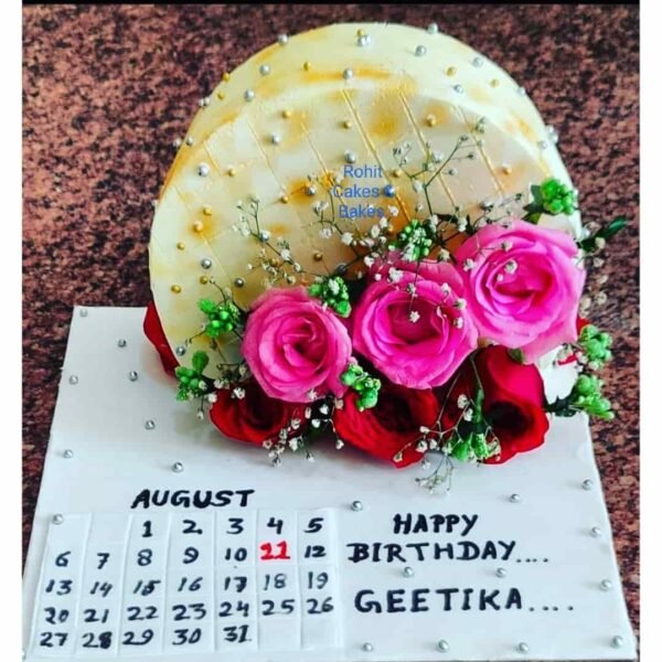 Calendar Theme Cake