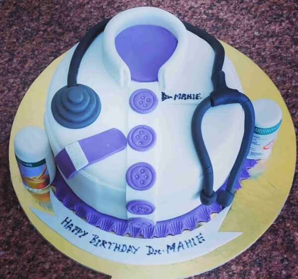 Doctor Coat Theme Cake