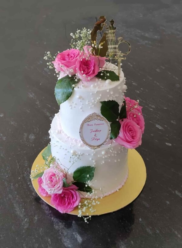Ring Ceremony Special Cake - Image 2